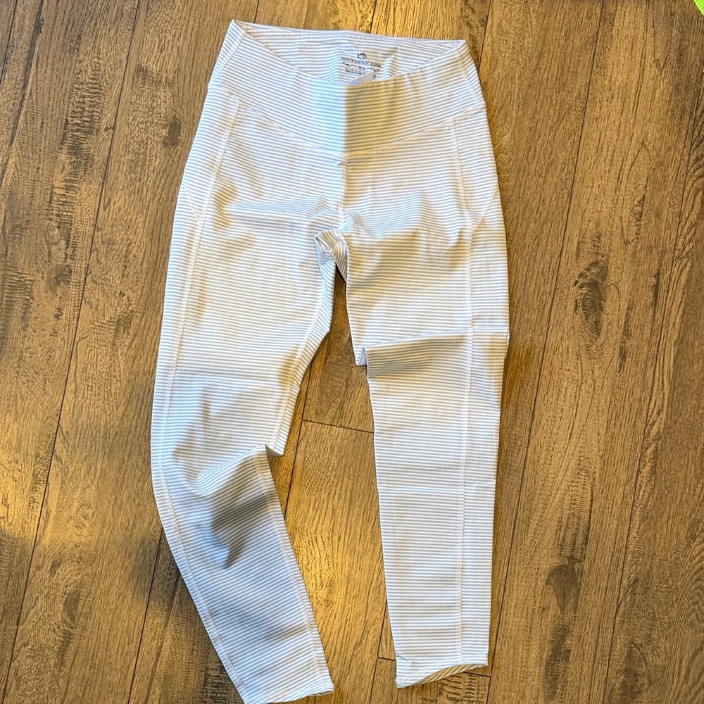 Striped White Women's Jeans